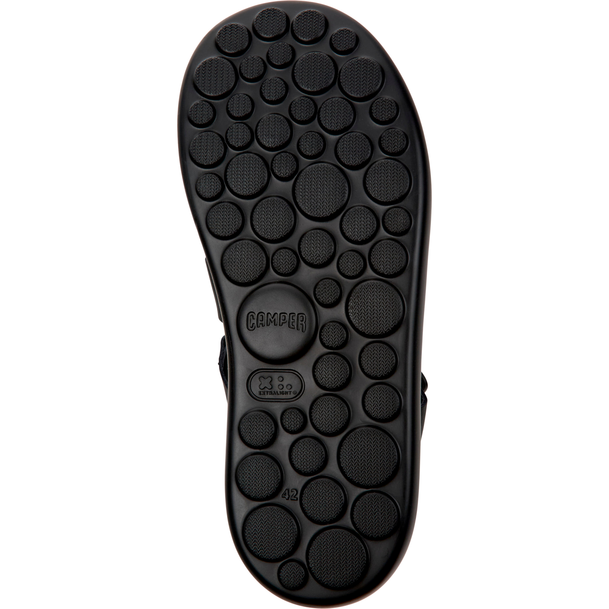 Sandalias - CAMPER Pelotas Flota Sandal - Negro - Cuero liso