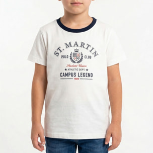 T-shirt maniche corte con logo stampato