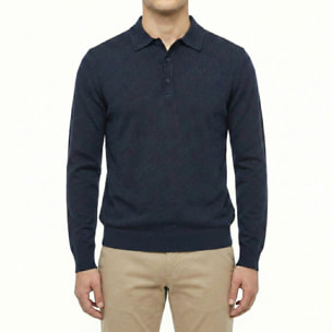Maglia polo manica lunga finezza 12