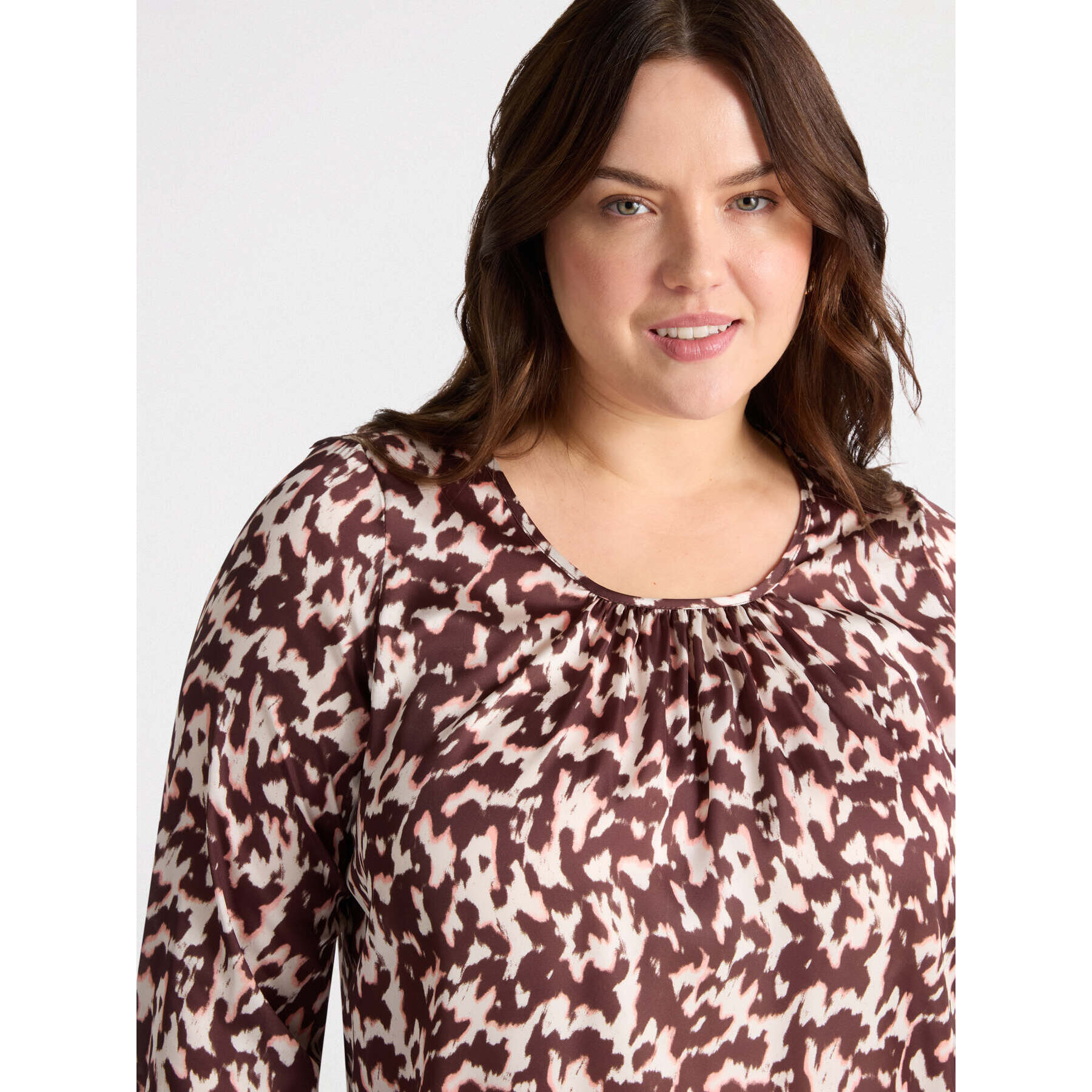 Fiorella Rubino - Blusa dalla stampa animalier - Beige