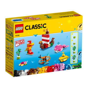 LEGO CLASSIC 11018 - DIVERTIMENTO CREATIVO SULL'OCEANO