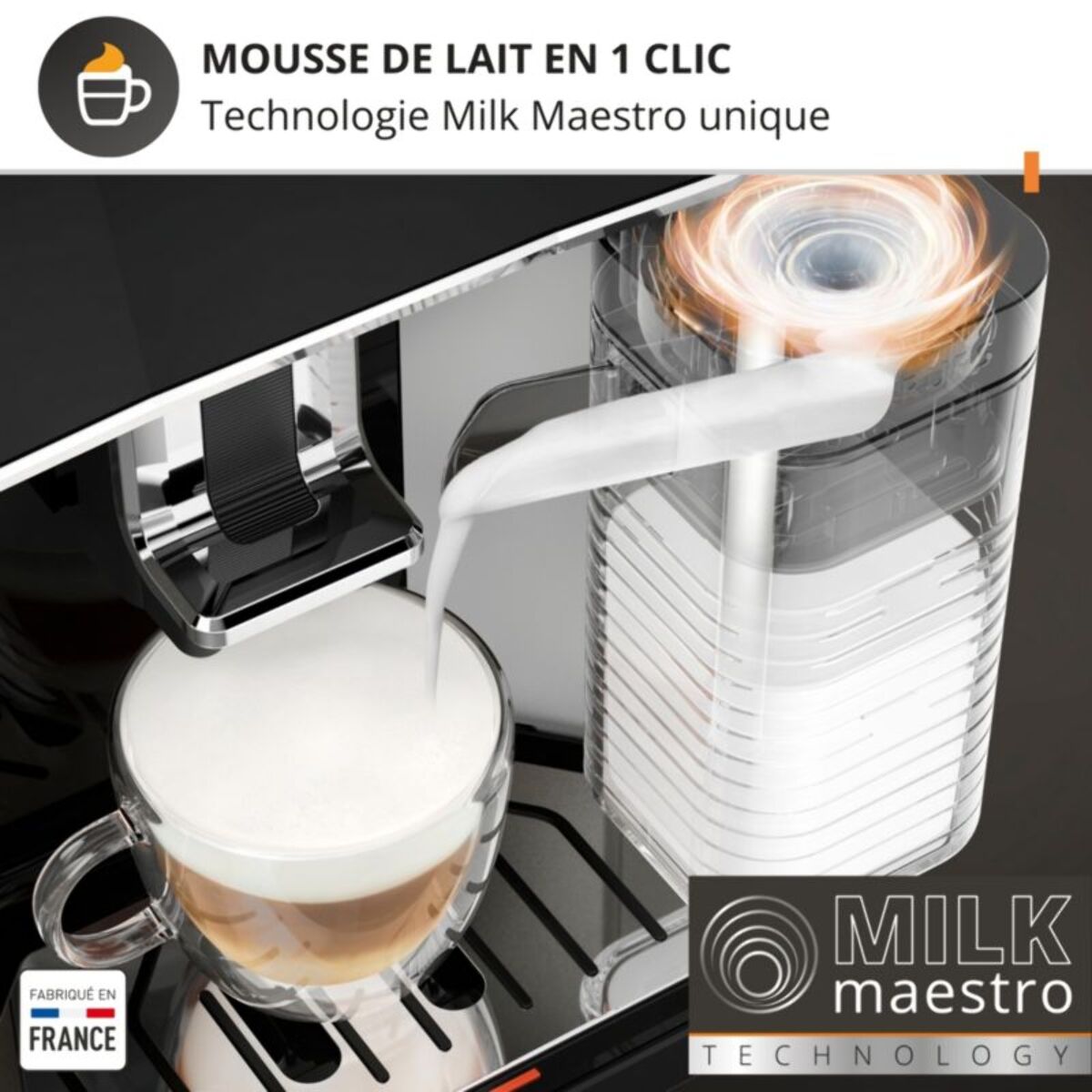 Expresso Broyeur KRUPS Sensation lait EA912HF1