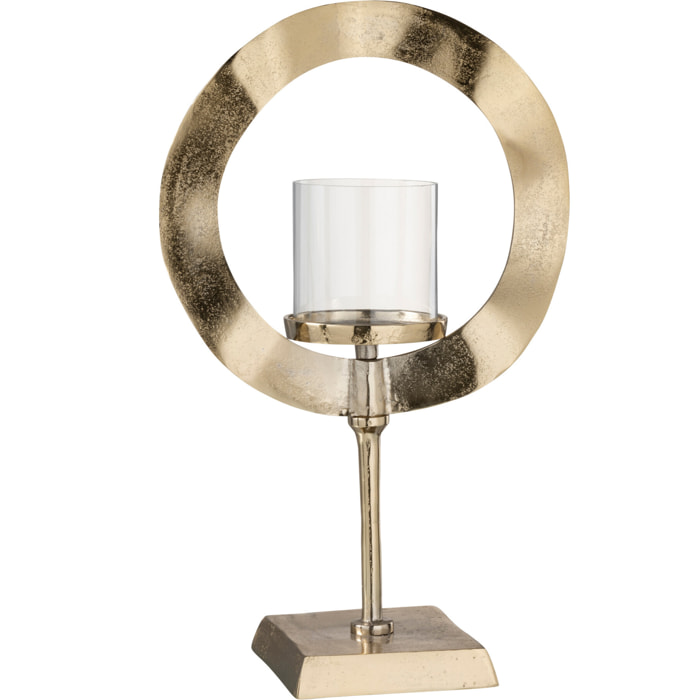 J-Line photophore Rond Pied - aluminium - or - small