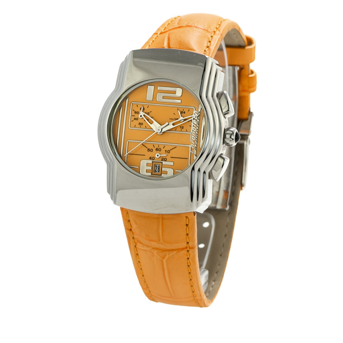 Reloj Chronotech CT7280B-07 Mujer Analogico Cuarzo con Correa de Piel