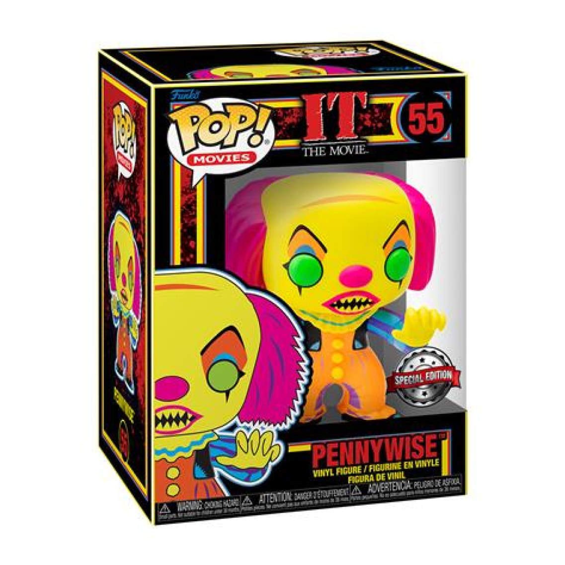 It - Pop Funko Vinile Figura 55 Pennywise 9cm Funko Figures