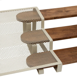 Support à épices extensible 3 niveaux Telma beige