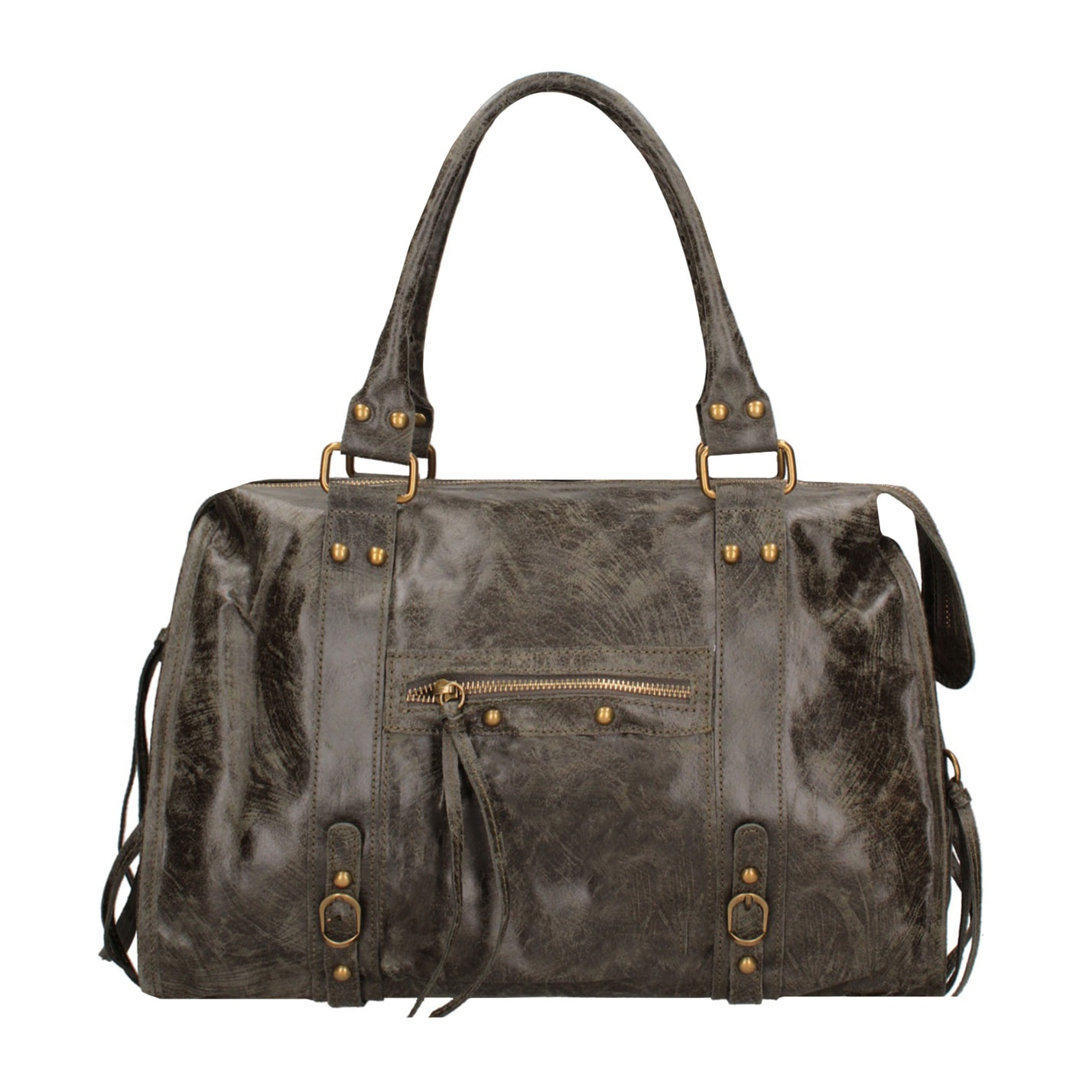 Borsa a spalla da donna - Modello Clara - Vera pelle - 41.0 x 28.0 x 13.0 cm