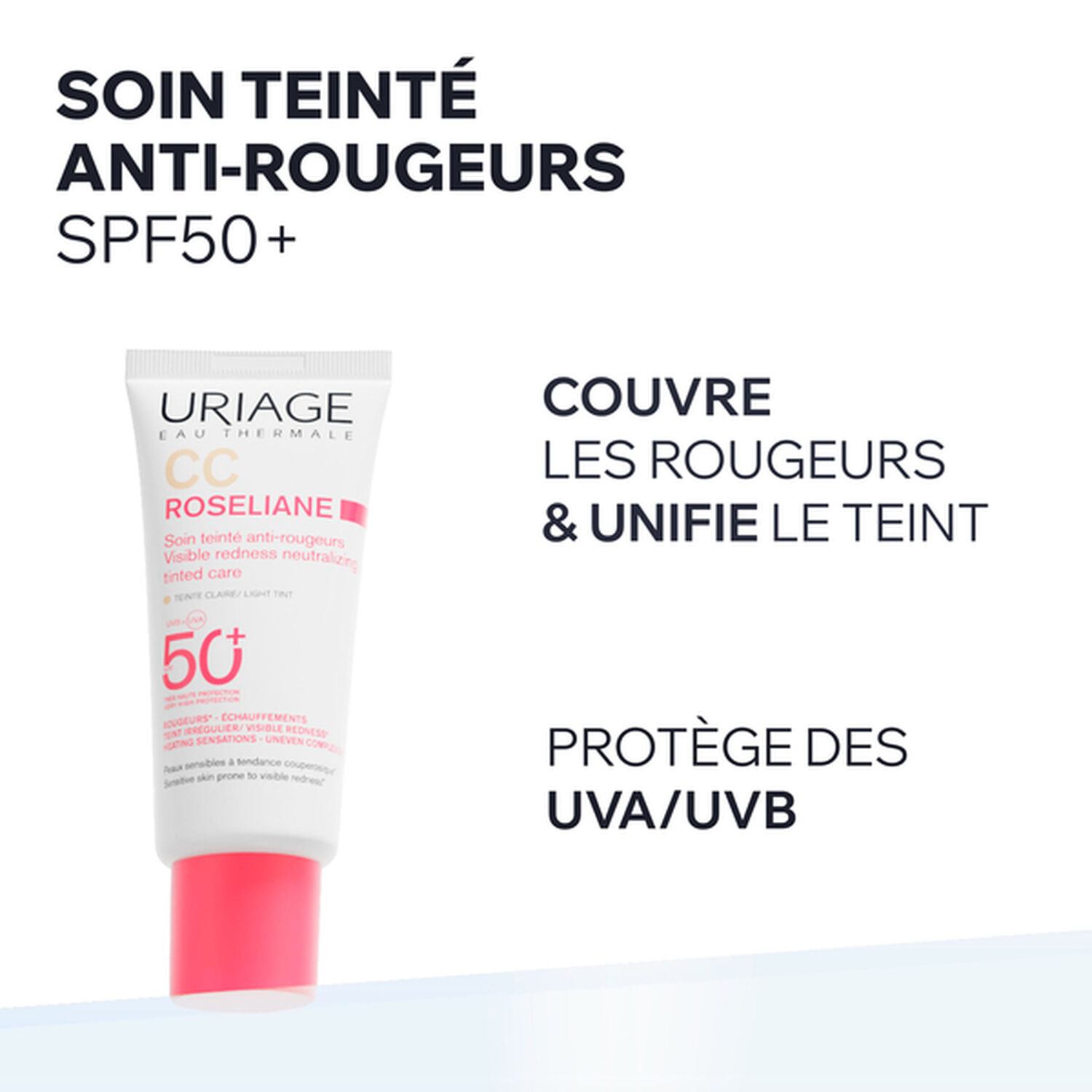 TOLEDERM - CC Cream Soin teinté anti-rougeurs SPF50+ 40ml