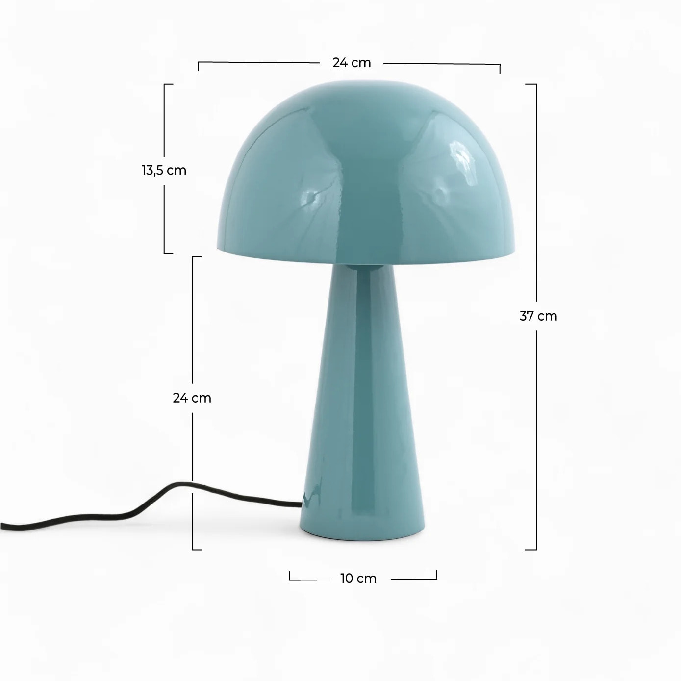 Lampe en métal bleu clair - Livia