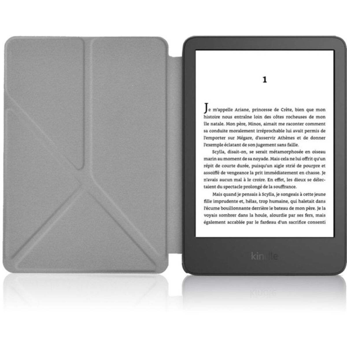 Etui IBROZ Origami Kindle Paperwhite 2024 7p bleu