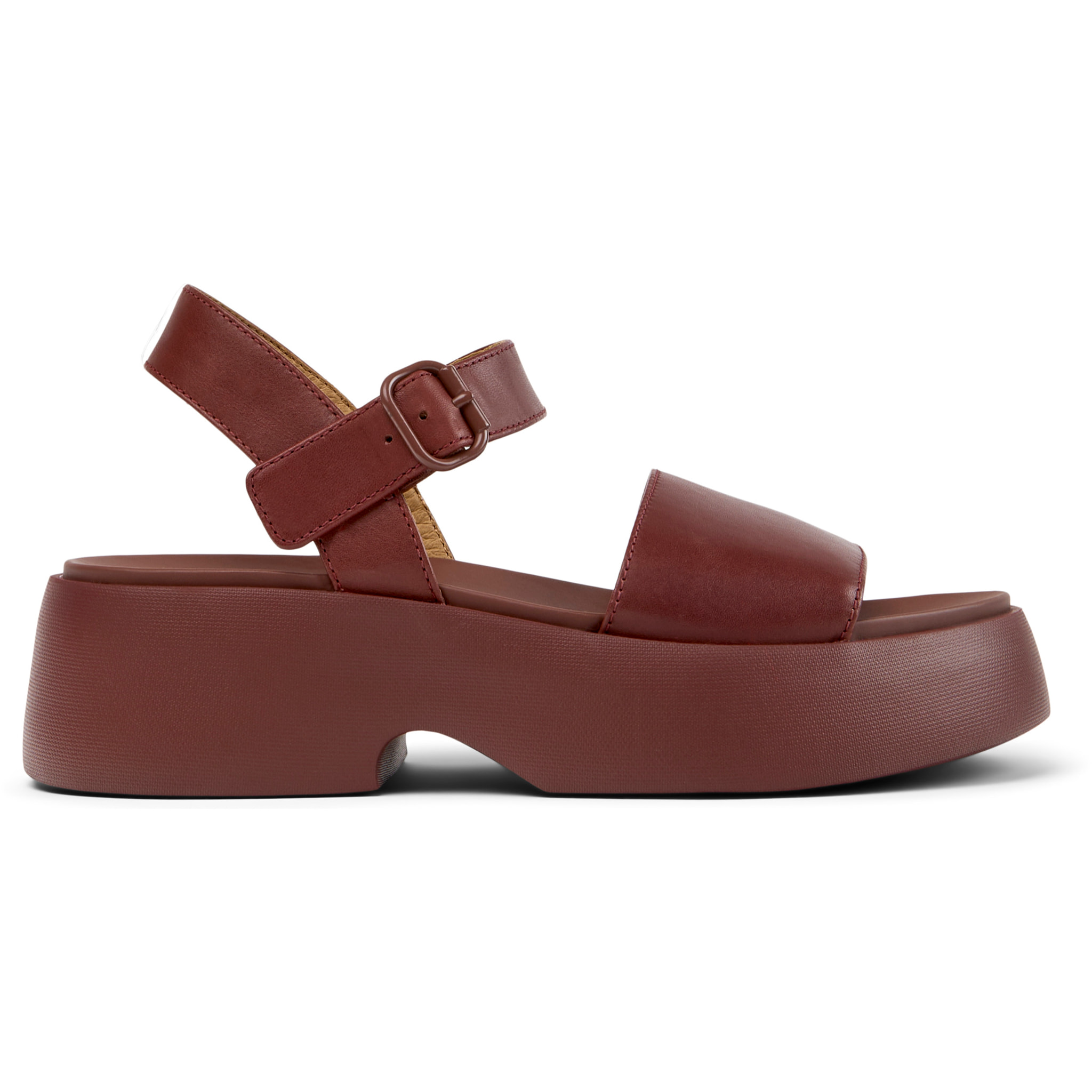 Sandalias - CAMPER Tasha - Burdeos - Cuero liso