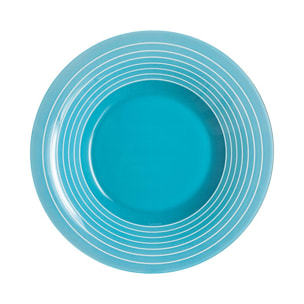 Assiette creuse bleue 21.5 cm Factory - Luminarc