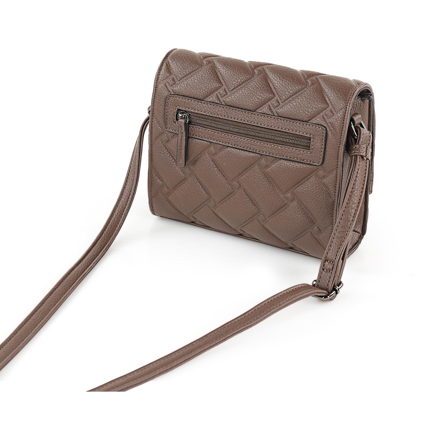 Bolso Bandolera Mujer Sint/Pu Lois Dewey Marron Oscuro