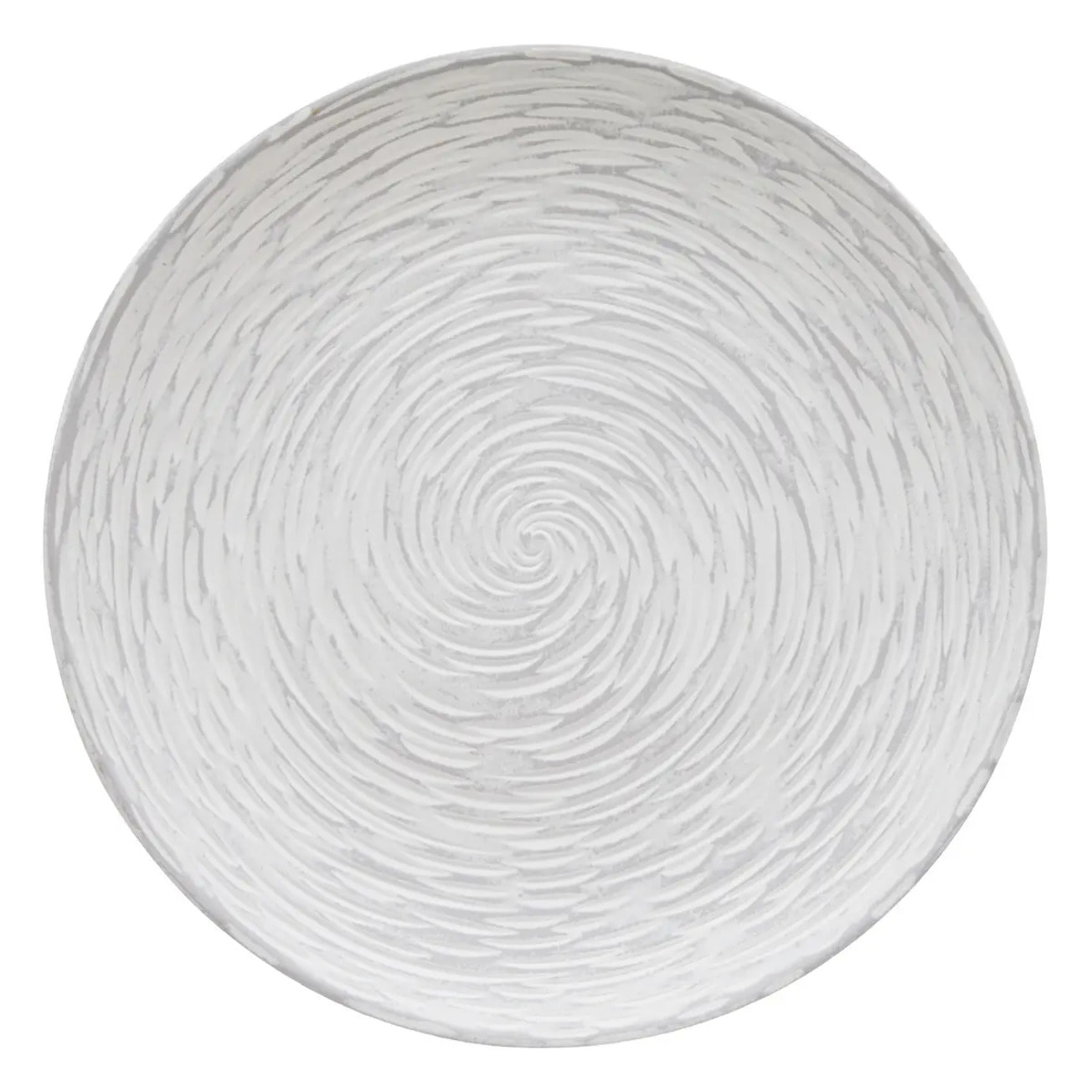 Centre de table Maia rond D.30cm blanc