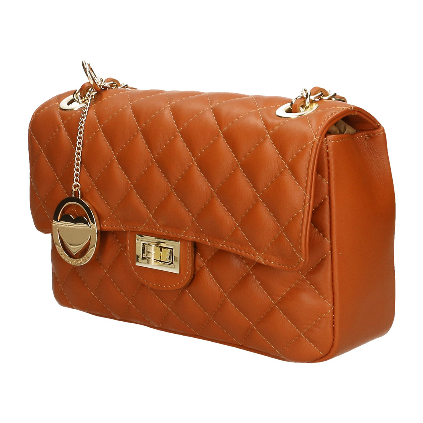 Chicca Borse Borsa a Spalla Cuoio