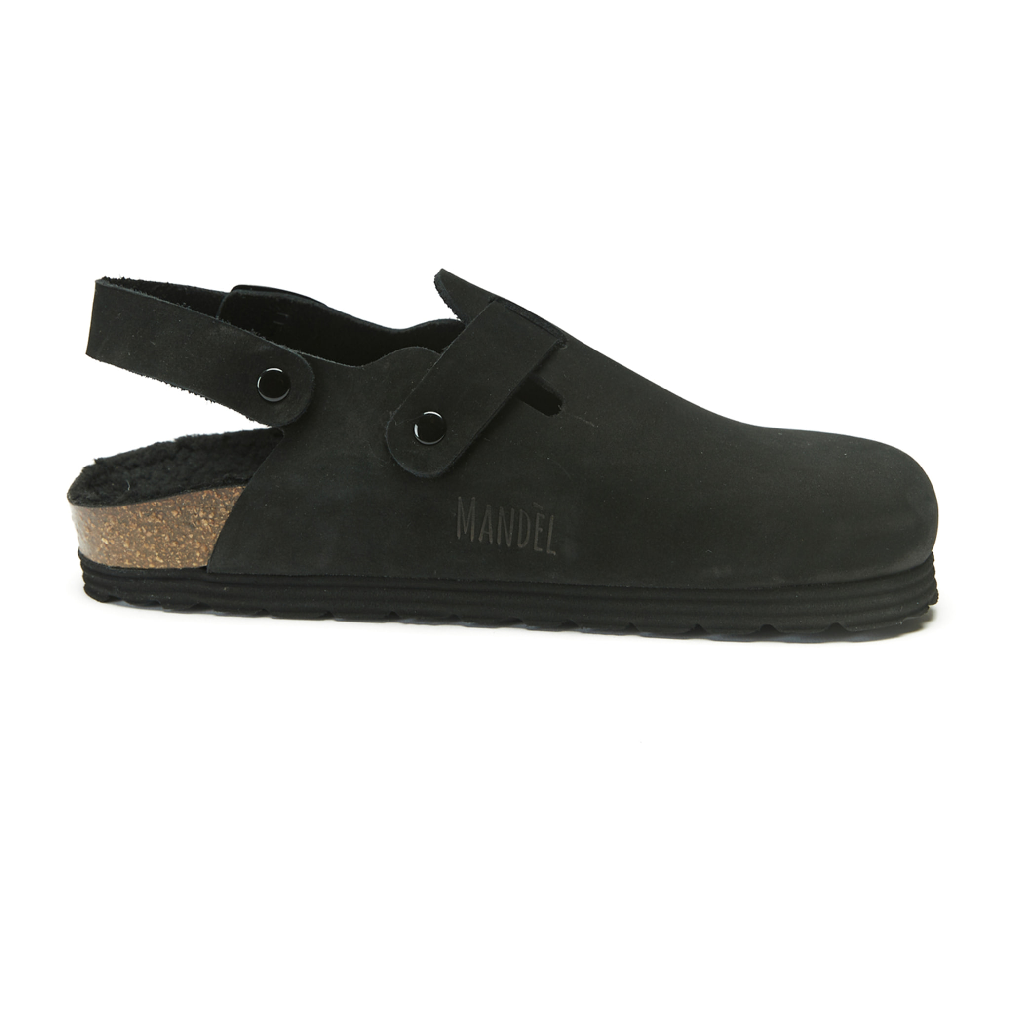 Sabot Mandèl Nubuck Nero