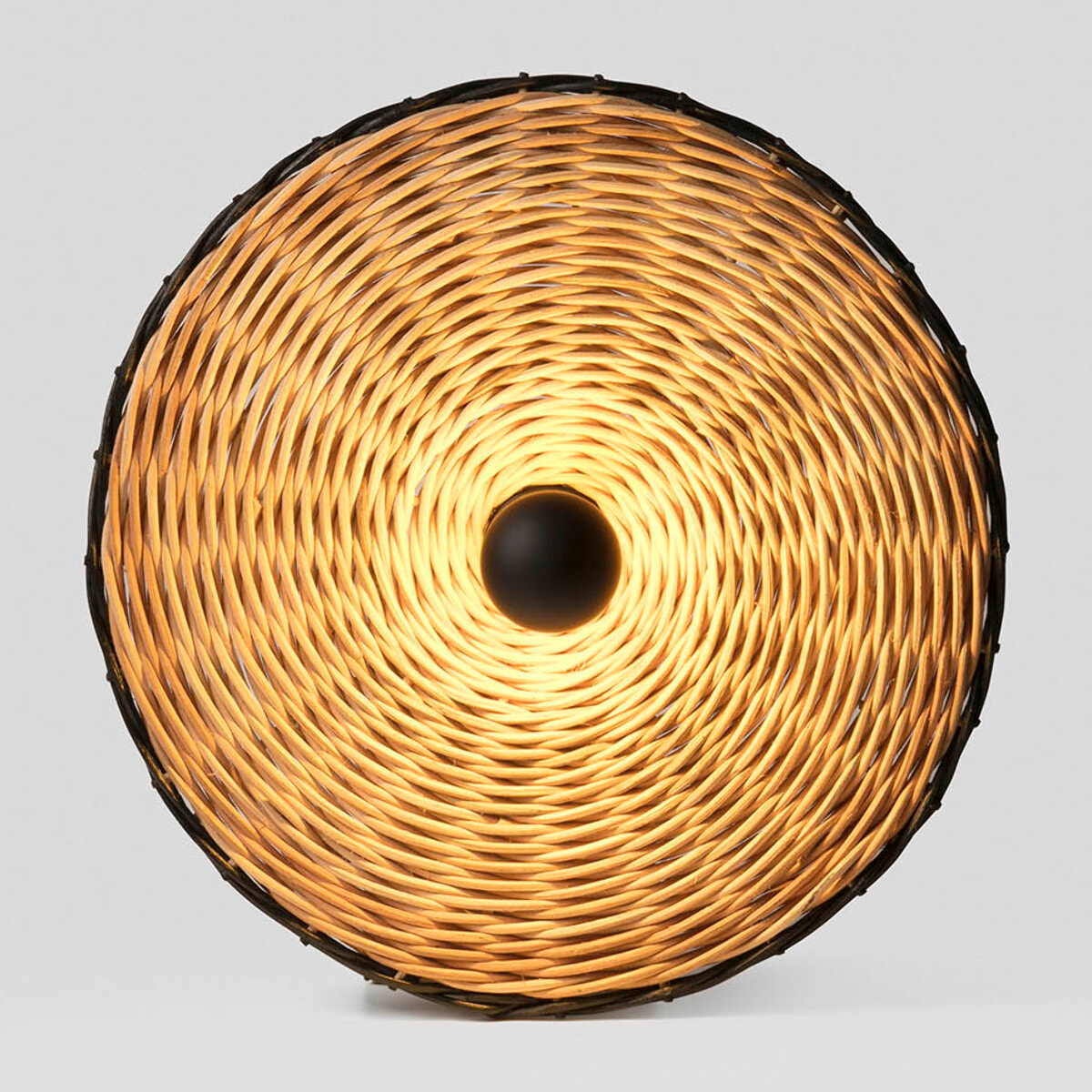 COSTAS 400 H140 Aplique/plafón negra/ratán