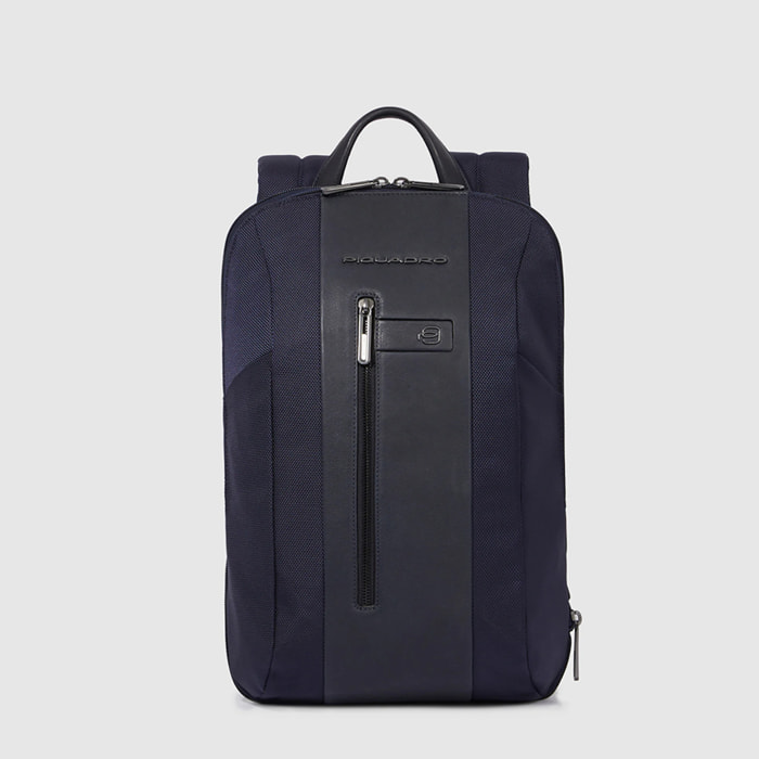 Piquadro Zaino porta pc 15,6 in tessuto riciclato