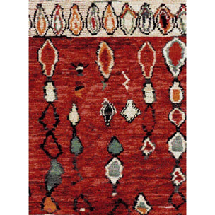 Tapis berbère tissé motifs tribaux SUVE