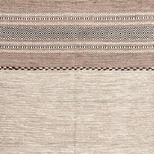Tapis kilim Buvo tissé à la main en Coton