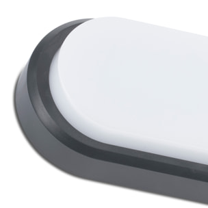 FRED XL LED Lampe applique gris foncé