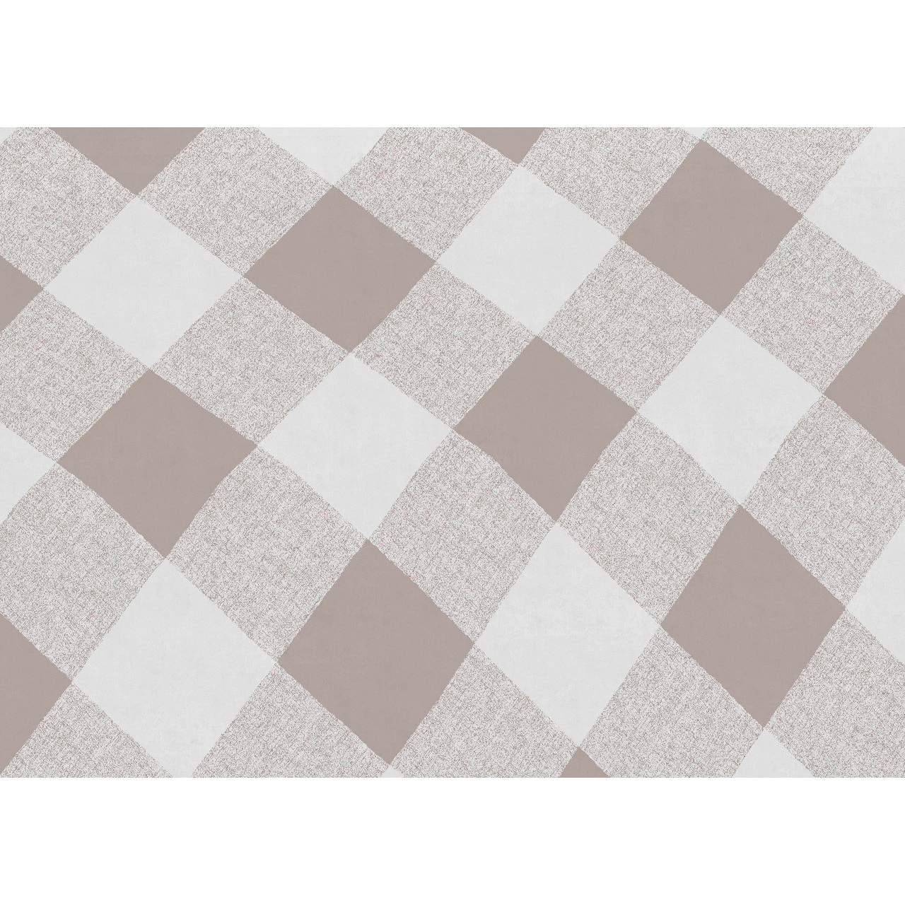 Telo Arredo Multiuso Copritutto 100% Cotone Lovely Check Beige