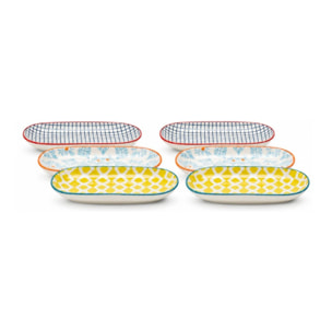 Lot de 6 coupelles design 1, SABAE