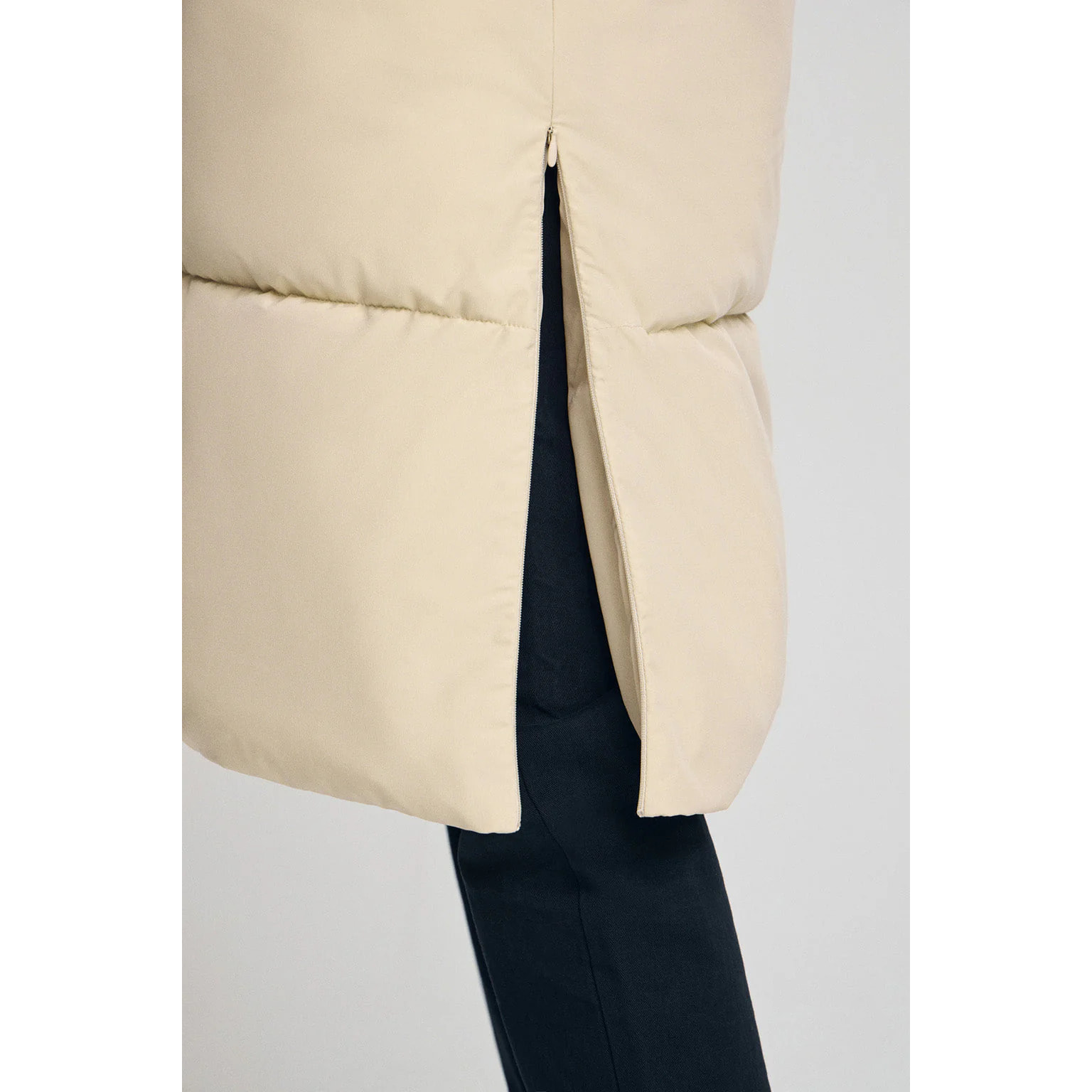 Giubbotto Anne ecrù con logo Polo Club