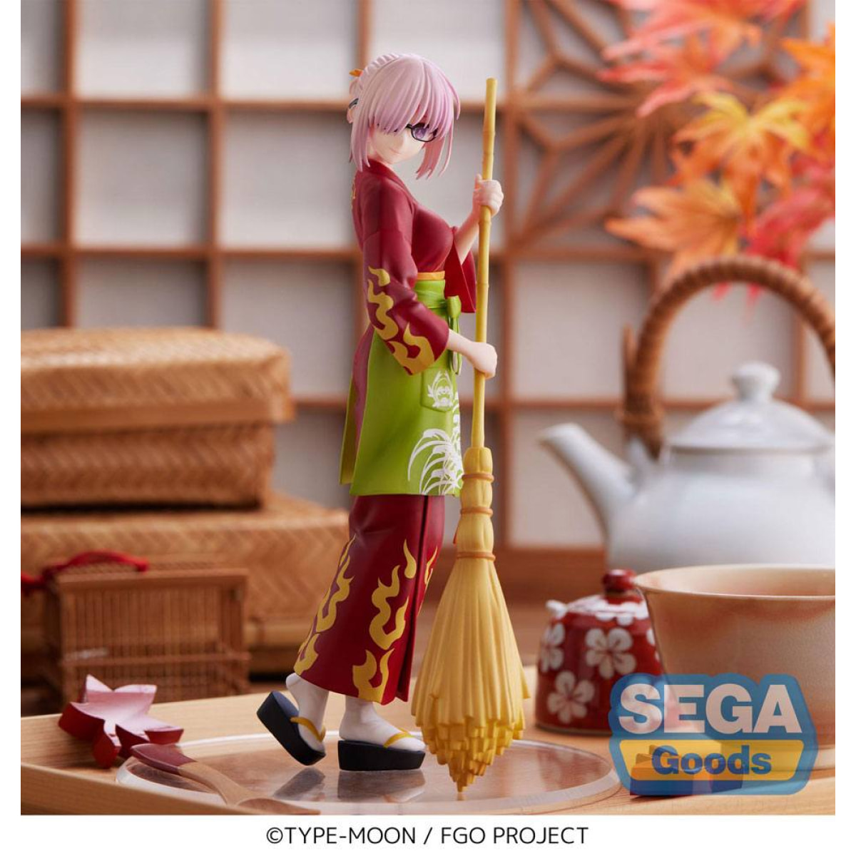 Fate/grand Order Spm Pvc Statua Mash Kyrielight Enmatei Coverall Grembiule 21 Cm Sega