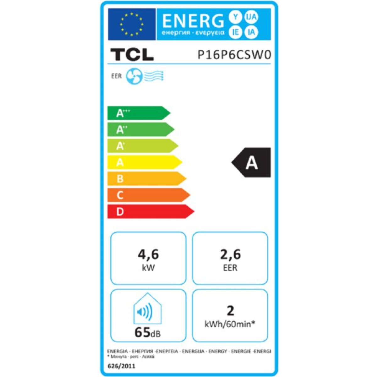 Climatiseur TCL P16P6CSW0