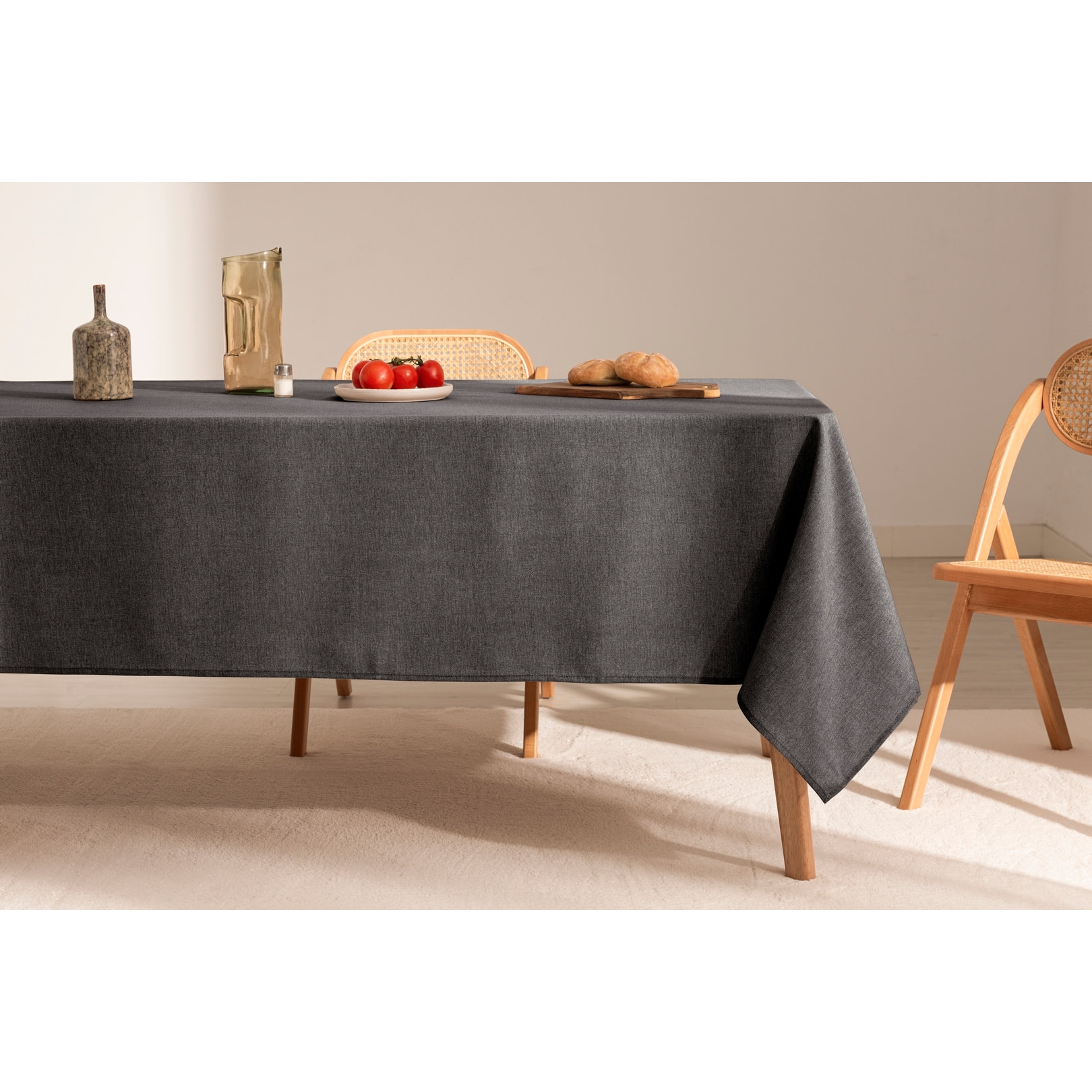 Nappe unie antitache Sena Anthracite