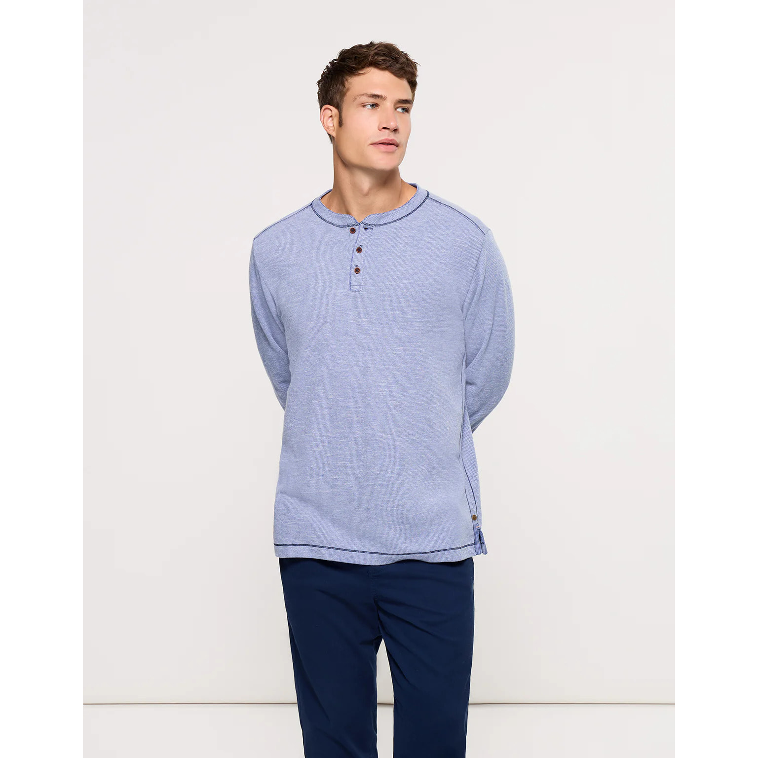 Camiseta Manga Larga Azul - Deary