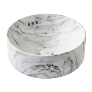 Vasque ronde à poser Vox effet marbre envoutant