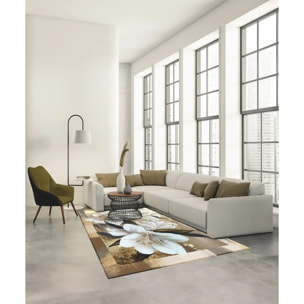 Tappeto arredo salotto soggiorno camera, stile moderno contemporaneo disegni arte moderna e motivi floreali