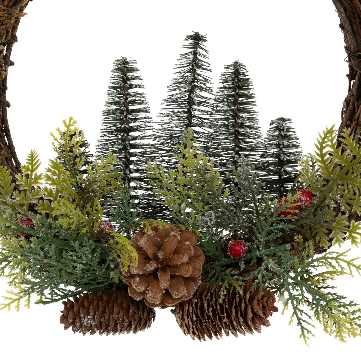 Couronne sapins D.30cm