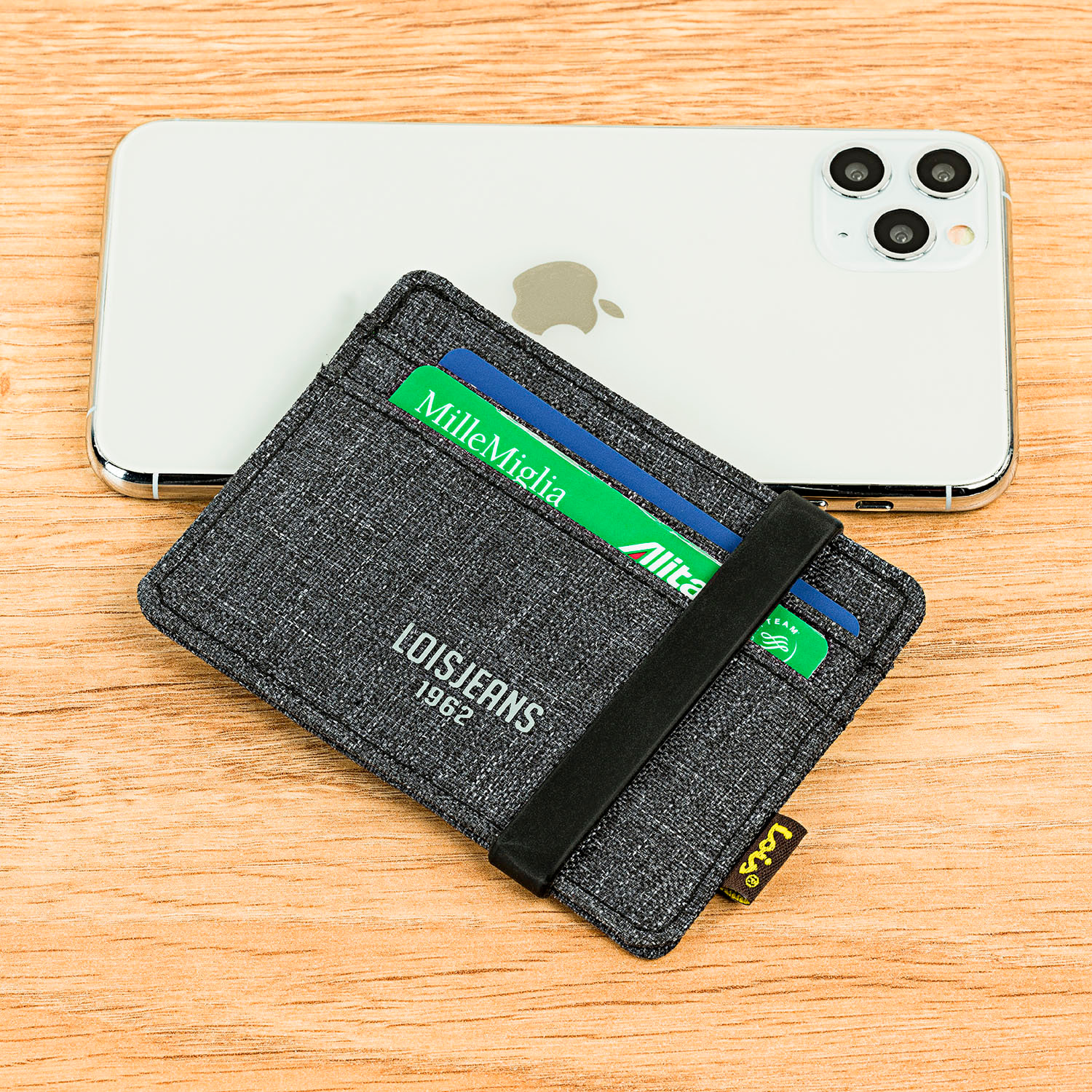 Tarjetero Lois Harrison Gris Oscuro