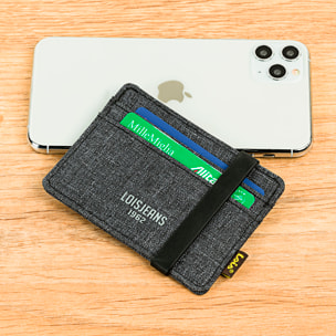 Tarjetero Lois Harrison Gris Oscuro