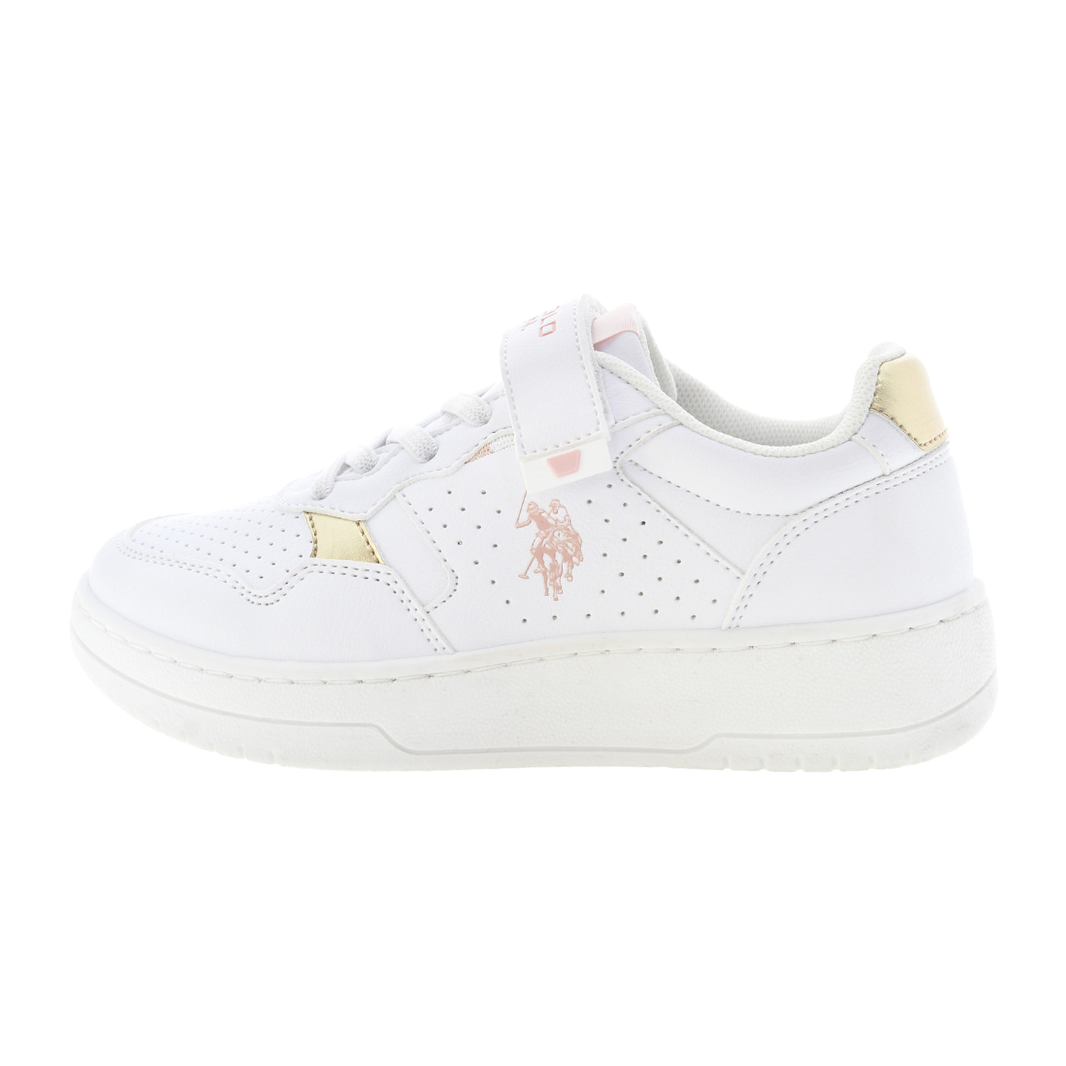 Sneakers U.S. Polo Assn. bianco-oro