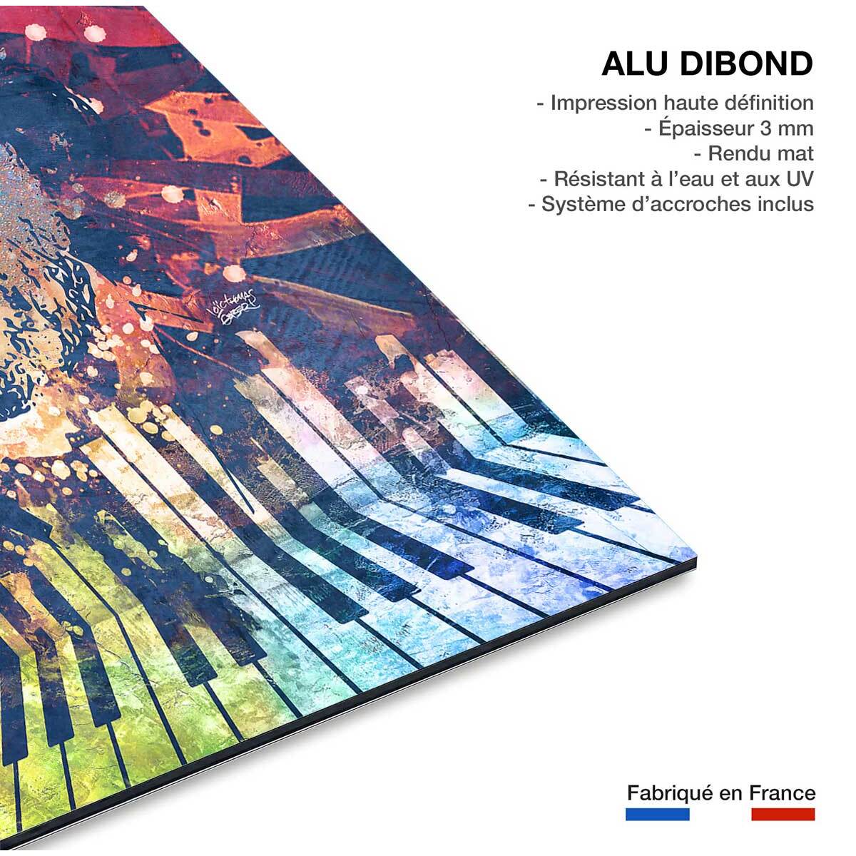 Tableau gainsbourg touch  Tableau alu Dibond