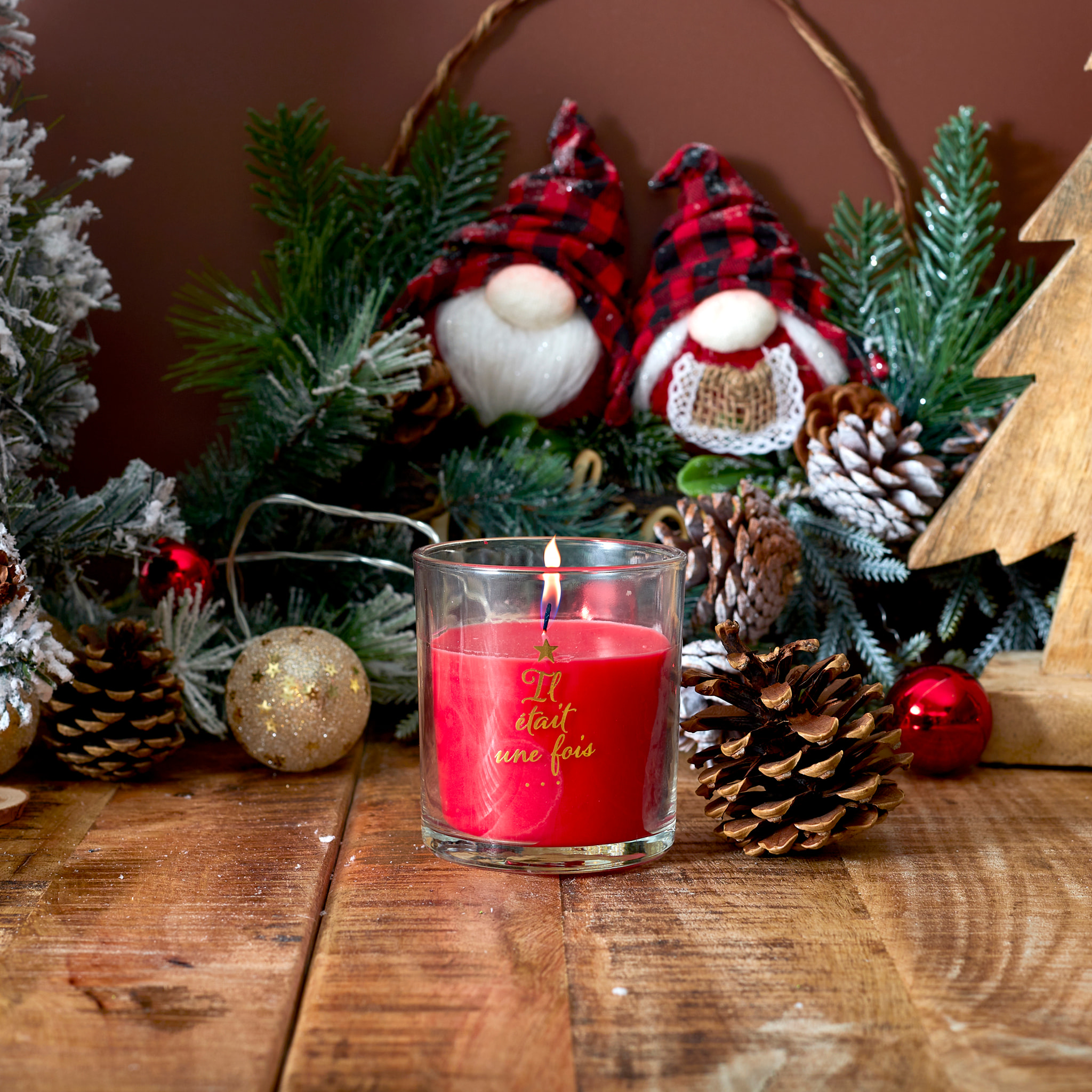 Bougie Parfumee Cracker Noel Tradi