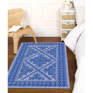 Tappeto Sardo Blu Ingresso Cucina Bagno