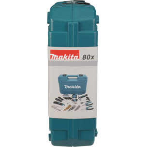 Caja de herramientas reforzada - 80 accesorios - MAKITA - E-15104