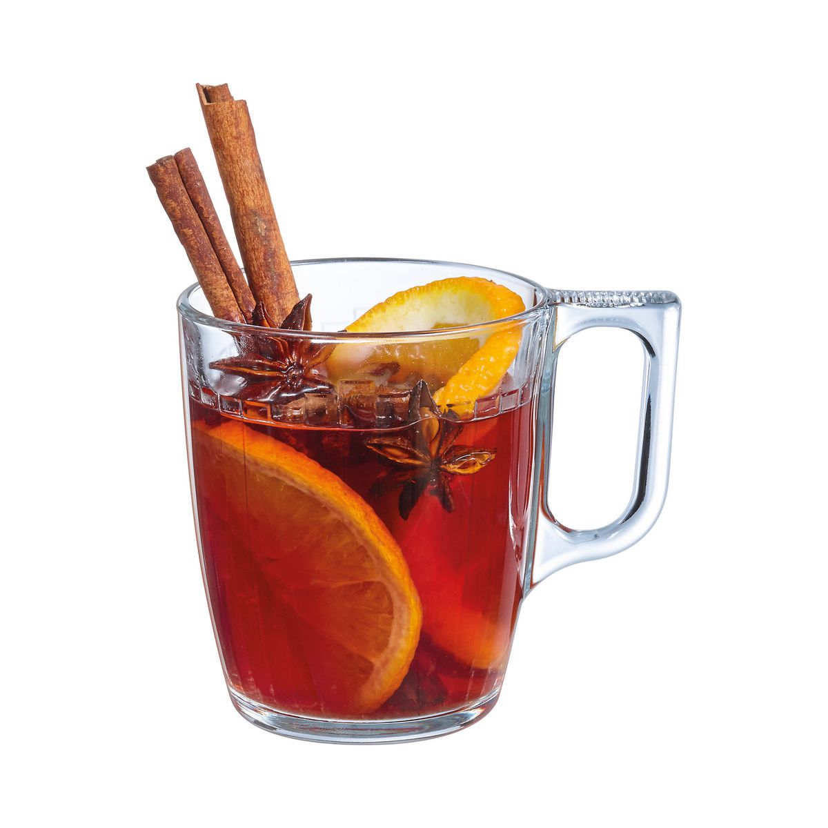 6 mugs 25cL Grand Central - Luminarc - Verre ultra transparent