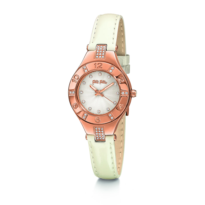 Reloj Folli Follie WF14B004SSS Mujer Analogico Cuarzo con Correa de Cuero