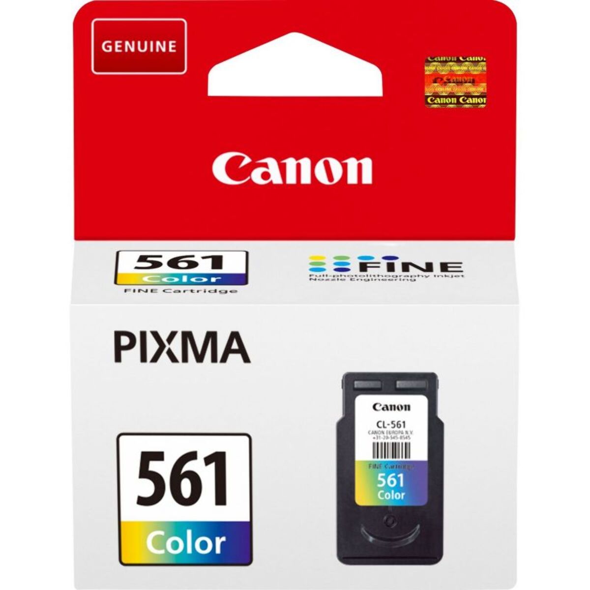 Cartouche d'encre CANON Originale CL-561 Couleur Standard - 3715C001