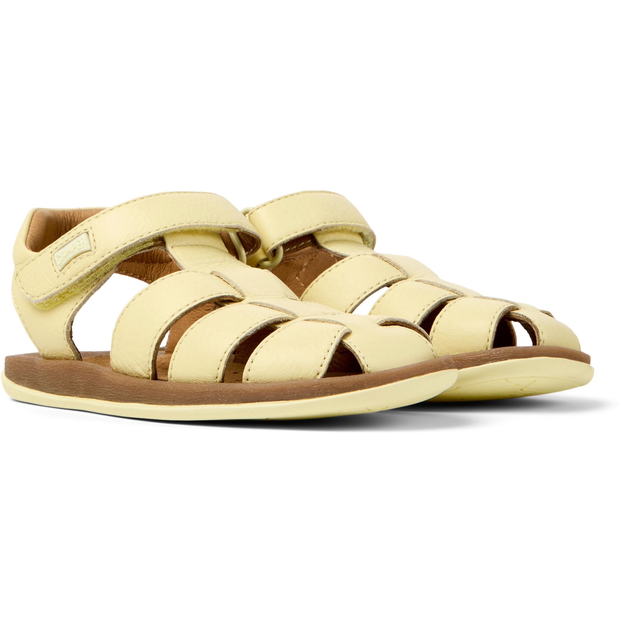 Sandalias - CAMPER Bicho - Amarillo - Cuero liso