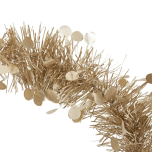 Guirlande de Noël pastille 100x4x2m nude