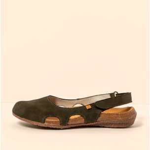 Sandalias N413 NOBUCK LAVADO KAKI / WAKATAUA color Kaki