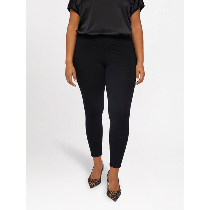 Fiorella Rubino - Leggings tinta unita - Nero