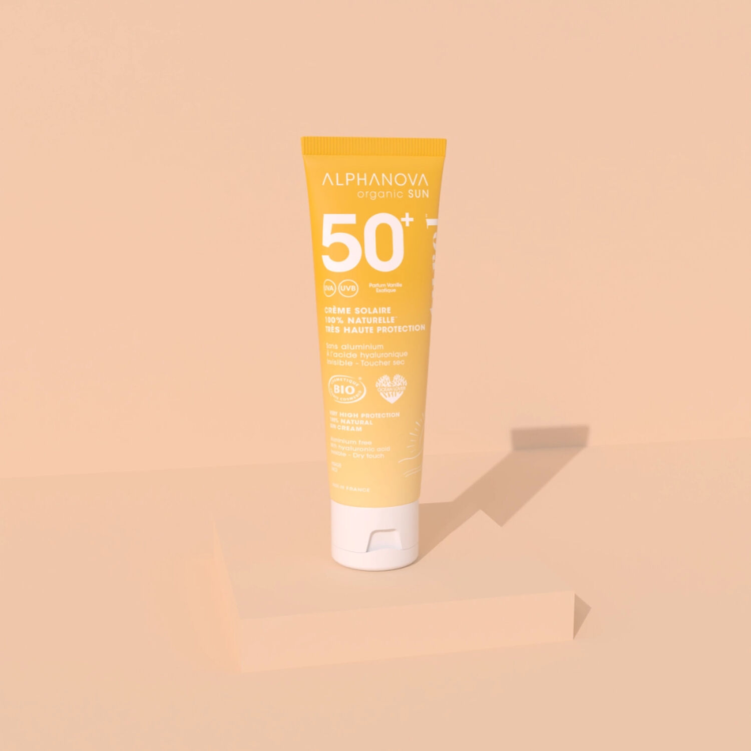 Sun SPF50+ - Crème Solaire Parfumée 100% Naturel Bio